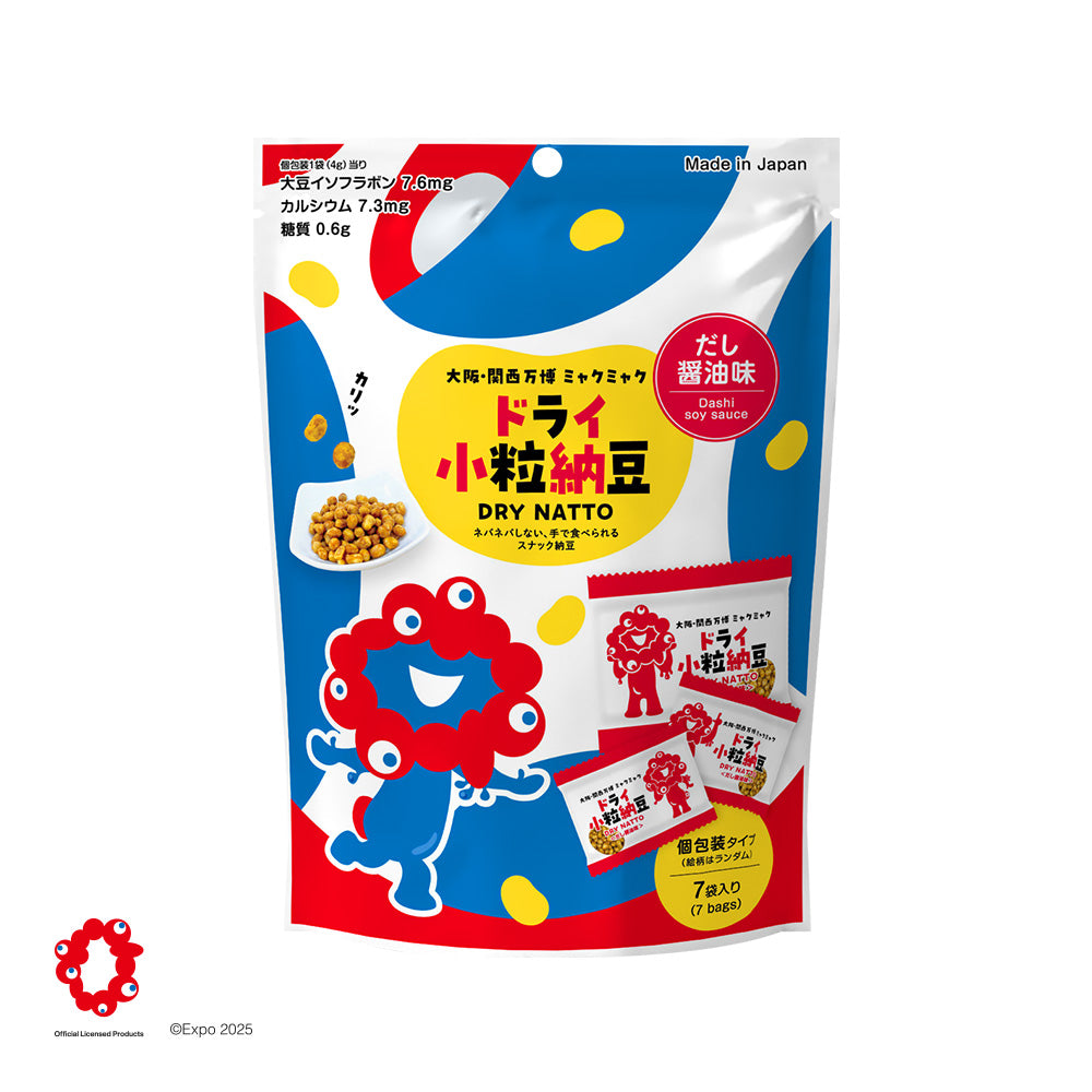 大阪関西万博 ミャクミャク ドライ 小粒納豆だし醤油味
