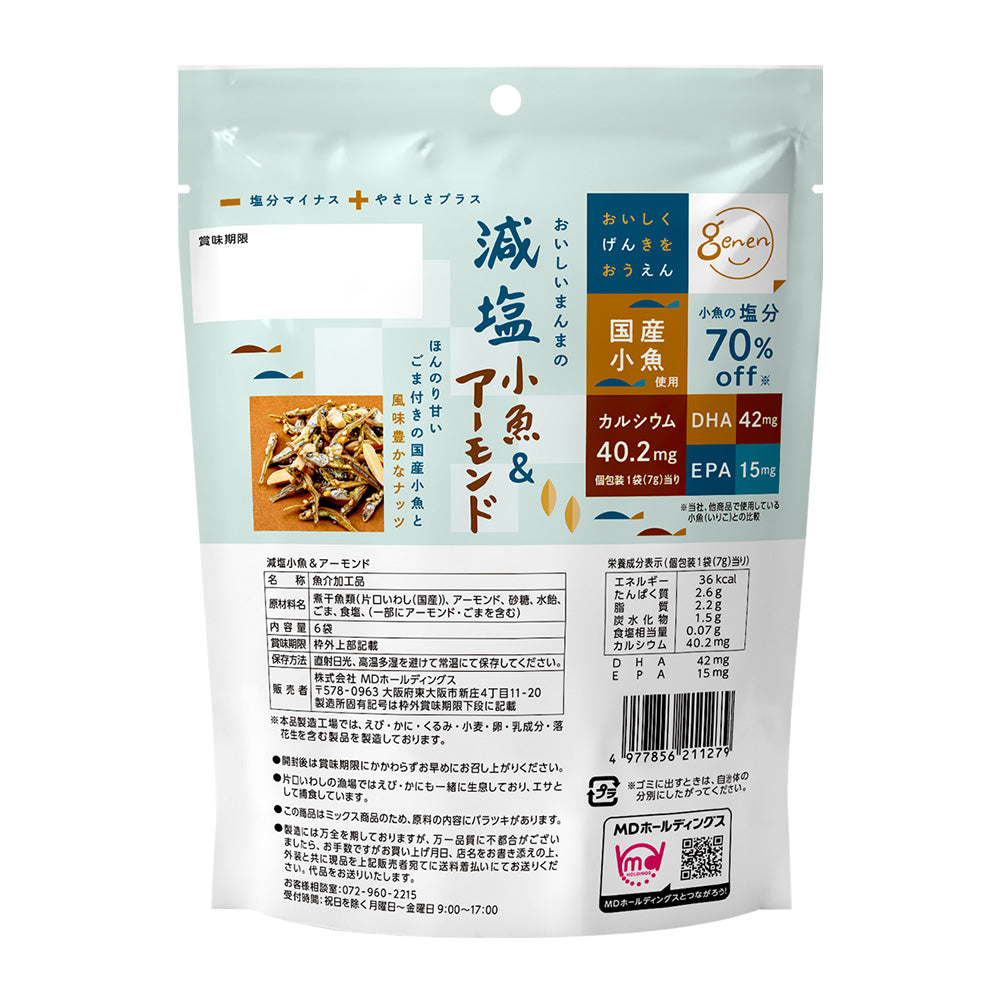 減塩小魚&アーモンド