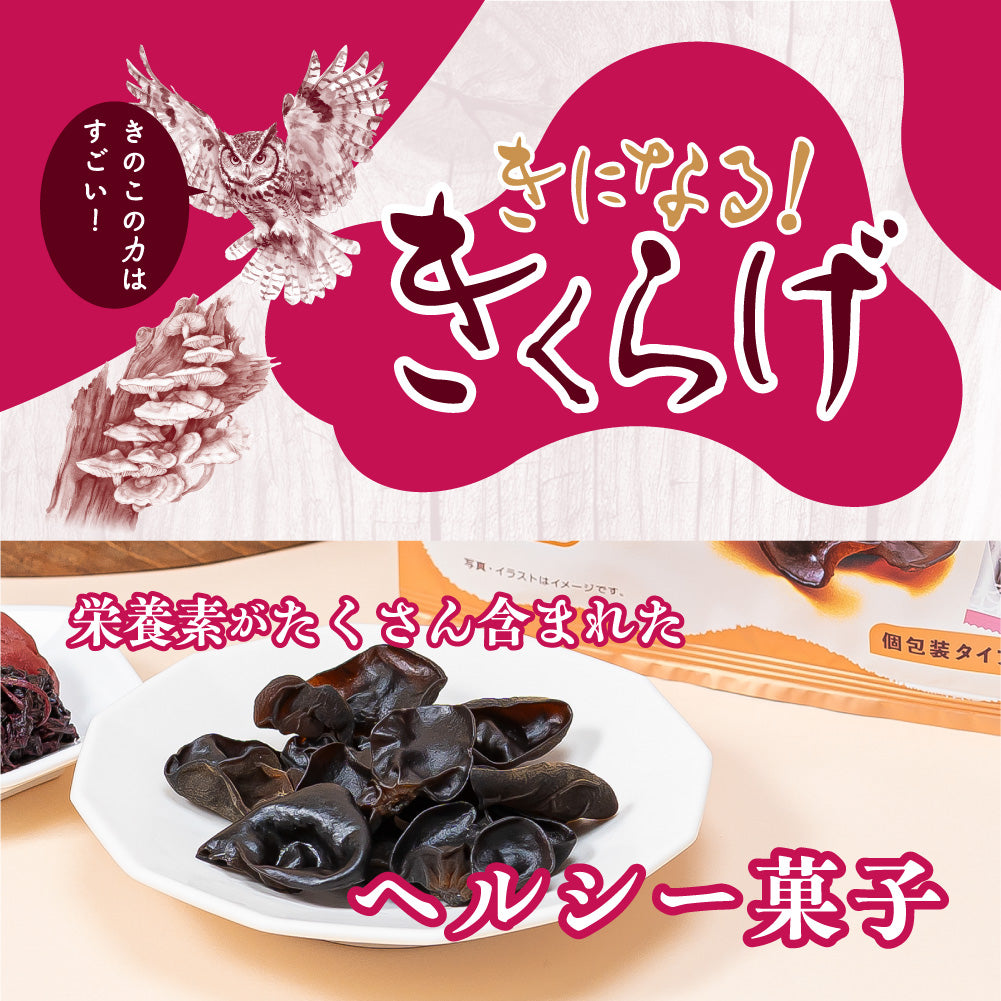 広告限定 きになるきくらげ 梅しそ味 12袋セット