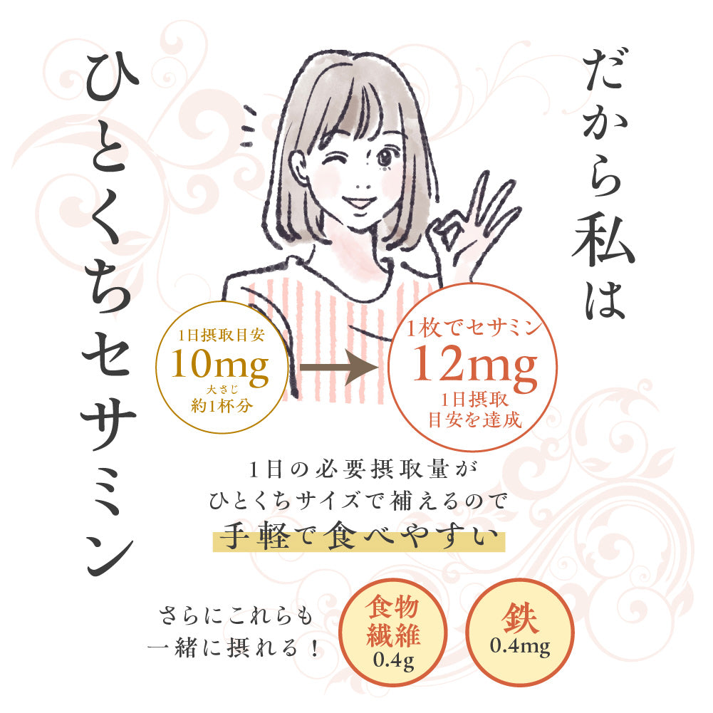 からだプラン ひとくちセサミン 黒蜜きなこ