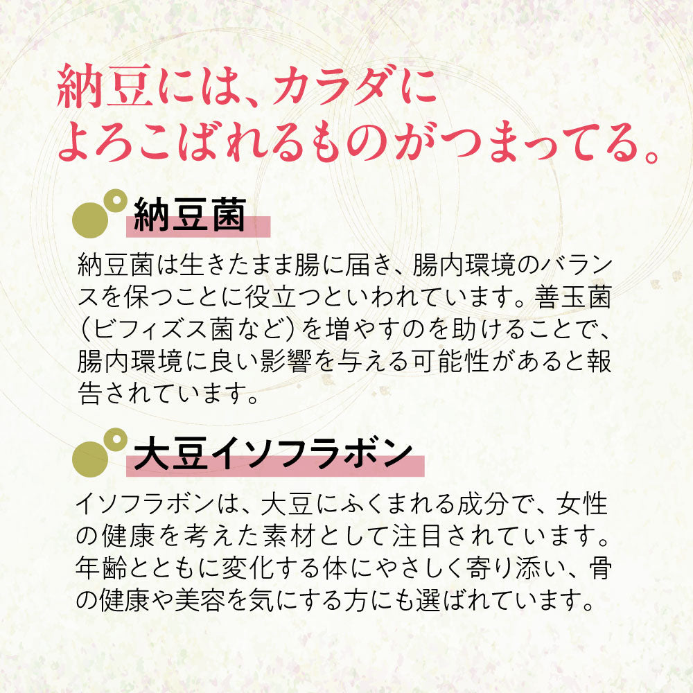 大豆習慣 梅しそ納豆と柿の種