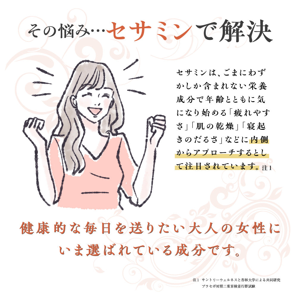 ひとくちセサミン黒蜜きなこ 徳用BOX
