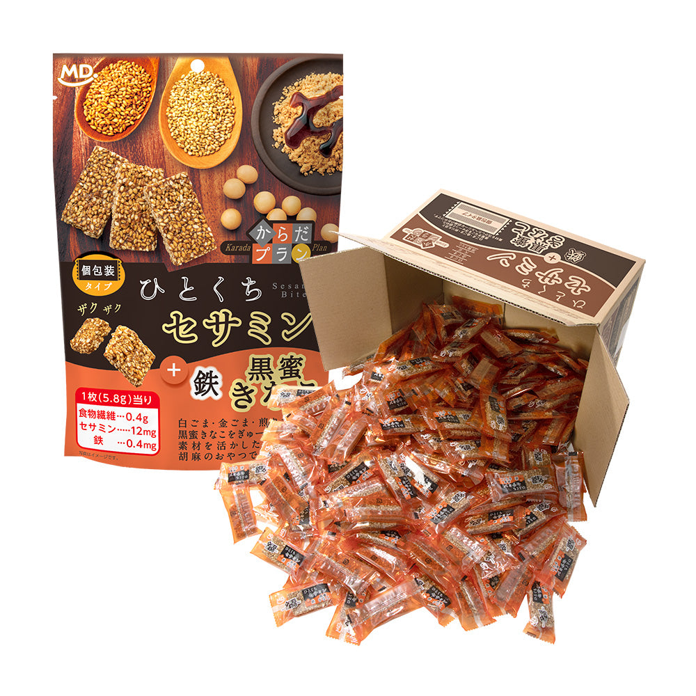 ひとくちセサミン黒蜜きなこ 徳用BOX