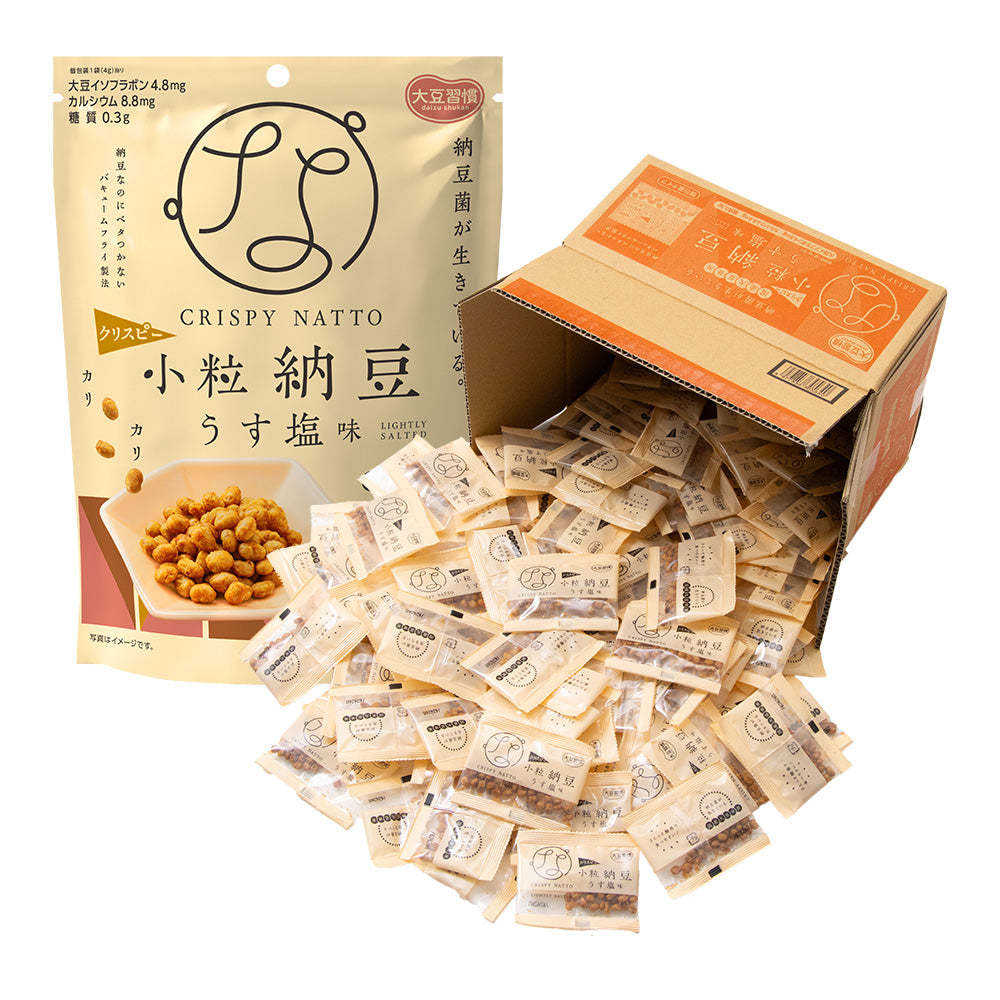 クリスピー 小粒納豆 うす塩徳用BOX