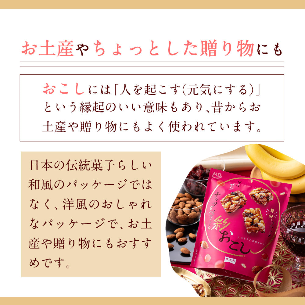 ナッツとベリーの彩おこし