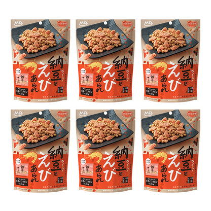 大豆習慣　納豆とえびあられ