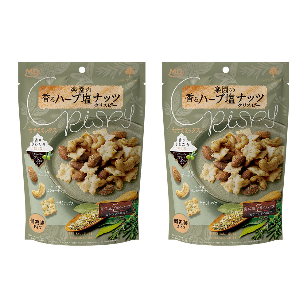 楽園の香るハーブ塩ナッツクリスピーセサミミックス
