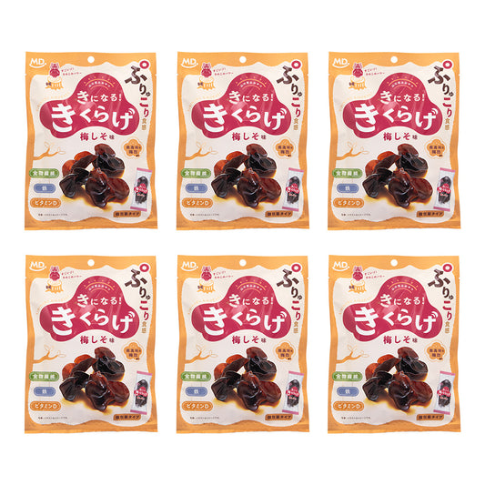 広告限定 きになるきくらげ 梅しそ味 6袋セット
